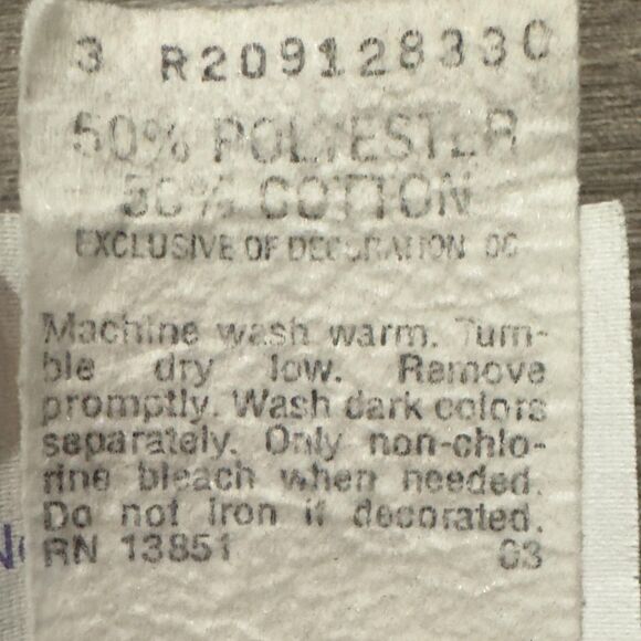 Vintage Disney Toy Story Shirt kids White Blue Buzz Woody RC Made USA 90s *READ* - Picture 12 of 12